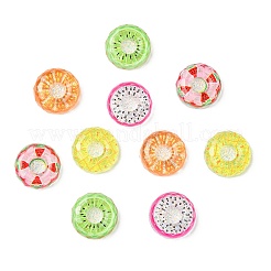 40 Stück 5 Farben Obst transparente Harz Cabochons&nbsp;CRES-CJ0001-85