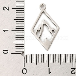 Anlaufgeschützte Anhänger aus 304er Edelstahl&nbsp;STAS-S123-01P-02