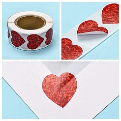 Rotoli di adesivi a forma di cuore&nbsp;X-DIY-K027-A05