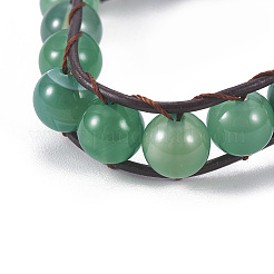 Agates à rayures naturelles / bracelets avec cordon en agate&nbsp;BJEW-JB04144-01
