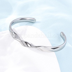 304 Edelstahl-Armreife für Damen&nbsp;BJEW-D361-03P