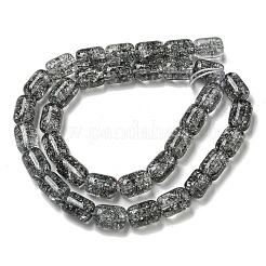 Trasparente perle di vetro crackle fili&nbsp;X-GLAA-NH0001-04D