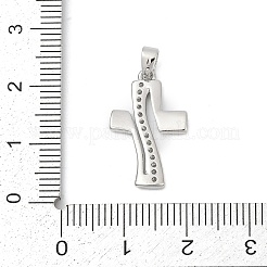 Anhänger aus Zirkonia aus Messing&nbsp;KK-U062-65P