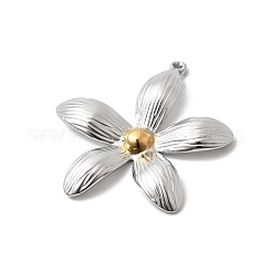 Pendentifs bicolores en acier inoxydable 304&nbsp;STAS-B120-04GP-01