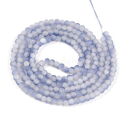 Chapelets de perles en verre craquelé&nbsp;GLAA-N009-4mm-07