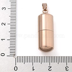 Pendentifs pour cendres d'urne ouvrables en acier inoxydable 304&nbsp;STAS-M084-05B