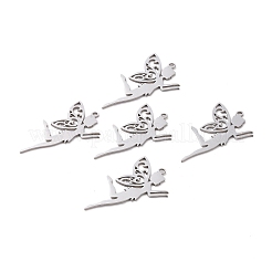 Pendentifs en acier inoxydable 201 résistant au ternissement&nbsp;STAS-T056-LA326-1