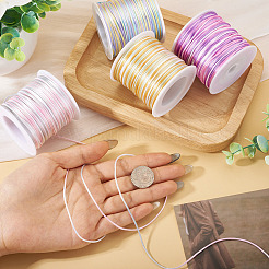 4 Rolle 4 Farben segmentgefärbte Nylonschnur&nbsp;NWIR-TA0001-21
