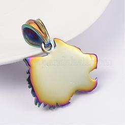 Pendentifs en acier inoxydable chirurgical 316&nbsp;STAS-L186-096