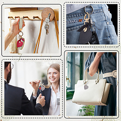 3 porte-clés en cuir en forme de cœur&nbsp;KEYC-CL0001-24
