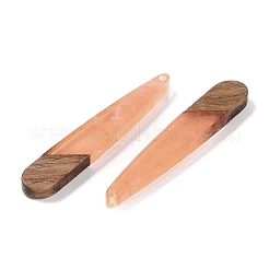 Colgantes de resina & madera&nbsp;WOOD-F015-01B