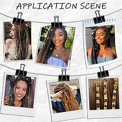 Diy legierung haar dreadlocks flechten kits&nbsp;DIY-WH20010-18G