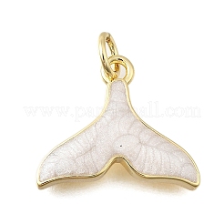 Pendentifs d'émail en laiton &nbsp;KK-S523-21G