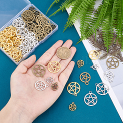 108pcs 9 pendentifs en alliage de zinc de style&nbsp;FIND-PH0004-23