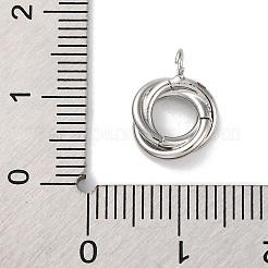 Ionenplattierung (ip) Messinganhänger&nbsp;KK-U042-09P