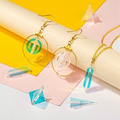 10pcs 5 pendentifs acryliques transparents de style&nbsp;KY-LS0001-07