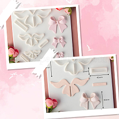 3 Satz 3 Stile Bowknot-Pla-Formen&nbsp;DIY-SP0003-15