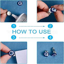100 pièce de boucles d'oreilles à clip en acier inoxydable 316&nbsp;STAS-UN0034-23