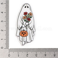 Undurchsichtig bedruckte Acrylanhänger zum Thema Halloween&nbsp;SACR-S034-07A