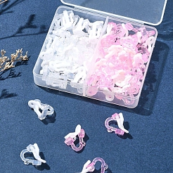 40 pezzo di orecchini a clip in plastica in 2 colori&nbsp;KY-FS0001-23