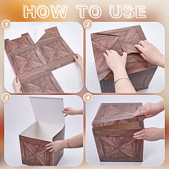 Papierbox für Partydekoration&nbsp;AJEW-WH0696-022B
