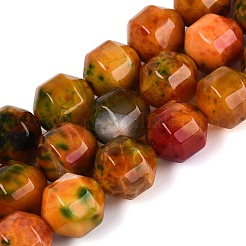 Naturali multicolore agata fili di perline&nbsp;G-Q606-76