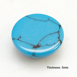 Cabochons en turquoise synthétique&nbsp;G-H1596-FR-10mm-17