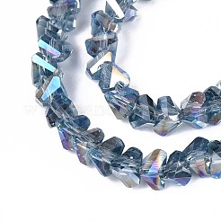 Placcare trasparente perle di vetro fili&nbsp;GLAA-N021-4mm-29