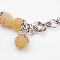 Bracciali e bracciali con pietre preziose naturali&nbsp;BJEW-JB03674