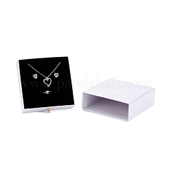 Quadratische Papierschubladen-Schmuckset-Box&nbsp;CON-C011-03B-07