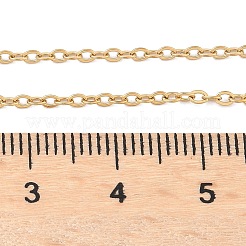 Ionenplattierung (IP) trendige Unisex-Ketten aus 304er Edelstahl&nbsp;NJEW-M047-02