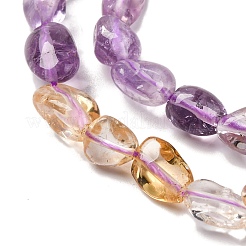 Natürliche Amethyst- und Citrinperlenstränge&nbsp;G-L610-B06-01