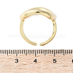 Offene Manschettenringe aus Messing&nbsp;RJEW-Q778-19G