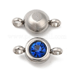 Ciondoli con connettore singolo in strass in acciaio inossidabile 304&nbsp;STAS-E194-13P-06