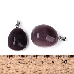 Pendentifs en œil de chat&nbsp;G-N360-07P-04