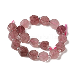 Fragola naturale perle di quarzo fili&nbsp;G-P534-A03-01