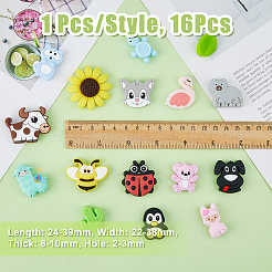 Perline in silicone stile 16 pz 16&nbsp;SIL-DC0001-17