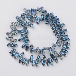Galvanisieren Glasperlen&nbsp;EGLA-G009-FR03
