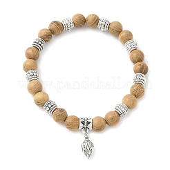 Braccialetti con ciondoli in lega a forma di fiore&nbsp;BJEW-JB12354-01