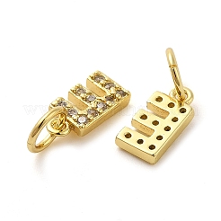 Ottone micro spianare pendenti zirconi&nbsp;KK-M273-02G-E