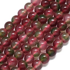 Natürliche Malaysia Jade Perlen Stränge&nbsp;G-B165-C03-6mm