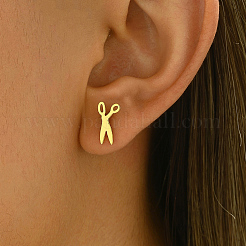 Scheren-Ohrstecker aus Edelstahl&nbsp;LP1180