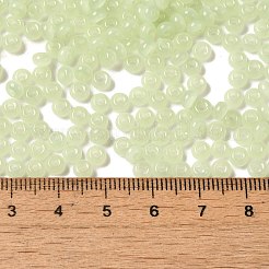 Perles de rocaille en verre de couleurs transparentes&nbsp;SEED-P007-01A-02