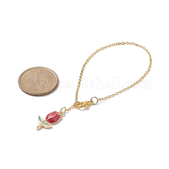Tulpenlegierungs-Emaille-Anhänger&nbsp;AJEW-JO00177