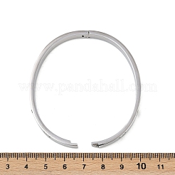 201 Edelstahl mit Strass Armreifen für Damen&nbsp;BJEW-B138-04P