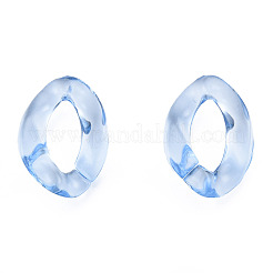 Anelli in acrilico trasparente che collega&nbsp;OACR-S036-001A-J02