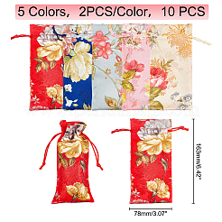 10 bolsa de seda de 5 colores&nbsp;ABAG-GA0001-09