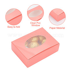 Rechteckige faltbare Geschenkboxen aus Papier&nbsp;CON-WH0094-46A-01