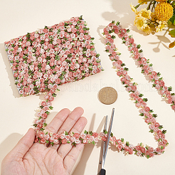 4.6~5 Yards Blumen-Polyester-Besatzband&nbsp;OCOR-PH0001-97F