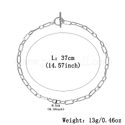 Collana a catena geometrica in argento s925&nbsp;XQ5662